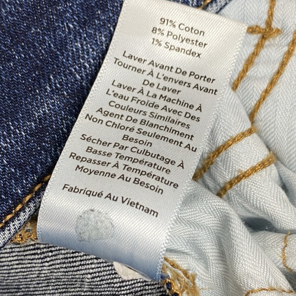 Talbots Barely Boot Cut Jeans Size 4 Dark Wash Mid Rise Blue Denim - Picture 13 of 13